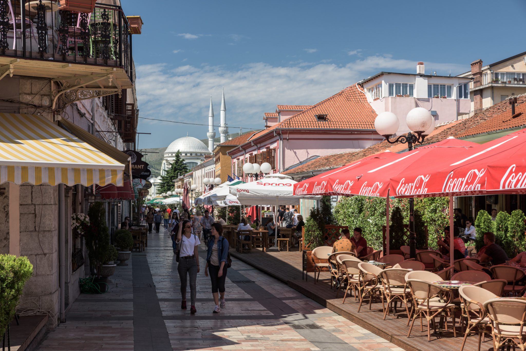 Fußgängerzone in Shkodër